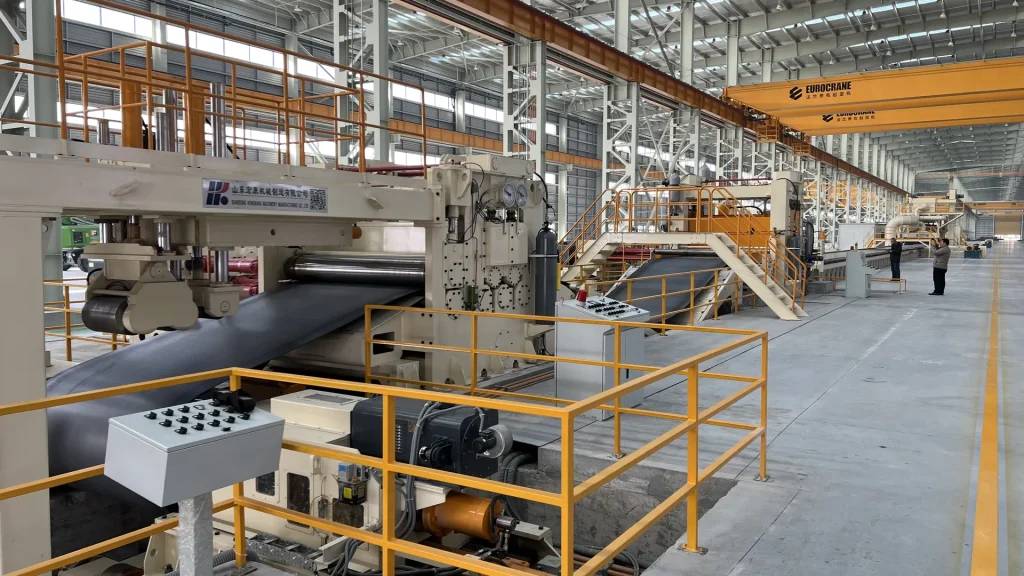 Hongkang heavy gauge cut-to-length line for steel coil leveling, cutting and stacking