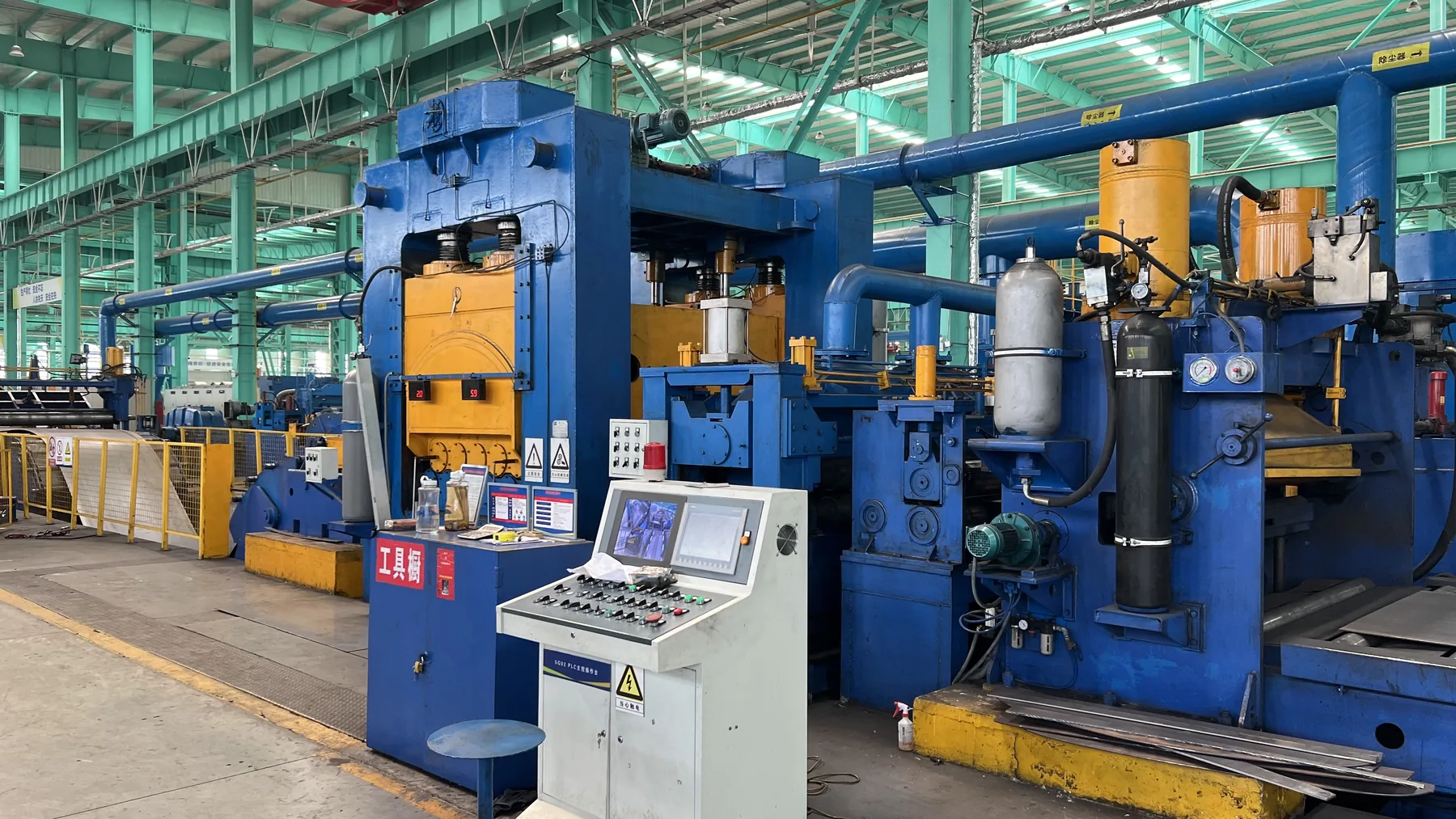 30mm Steel Coil Cut to Length Line 30mm cut to length line — Hongkang engineering view 1