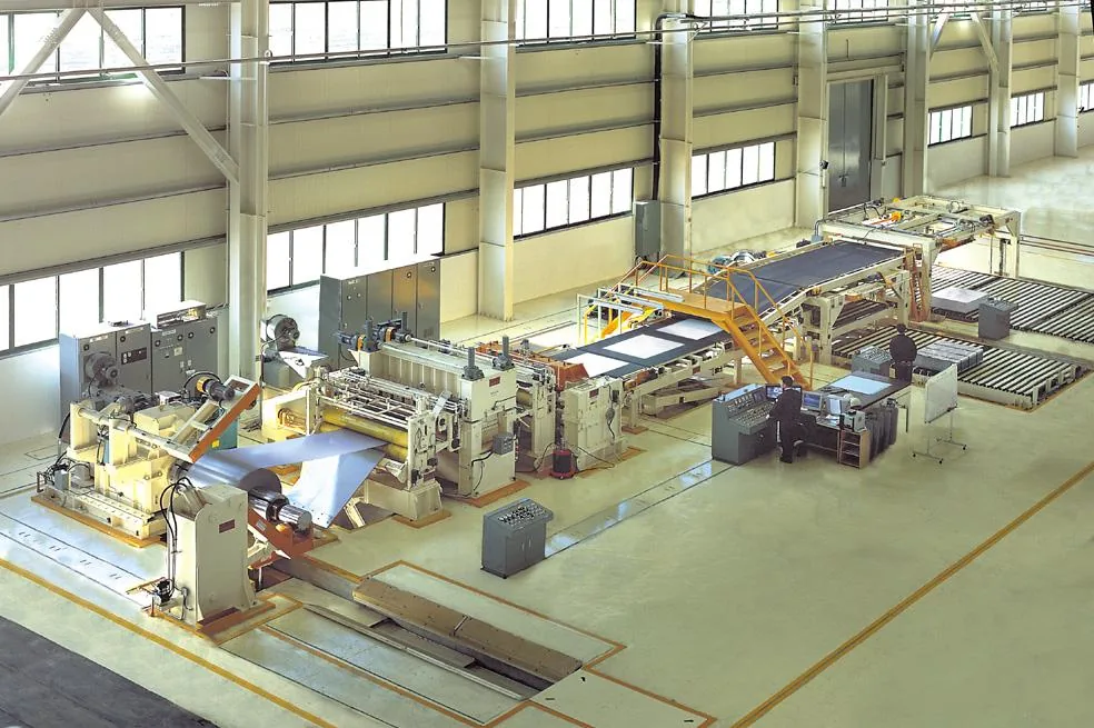 automatic cut to length line — Hongkang engineering view 1