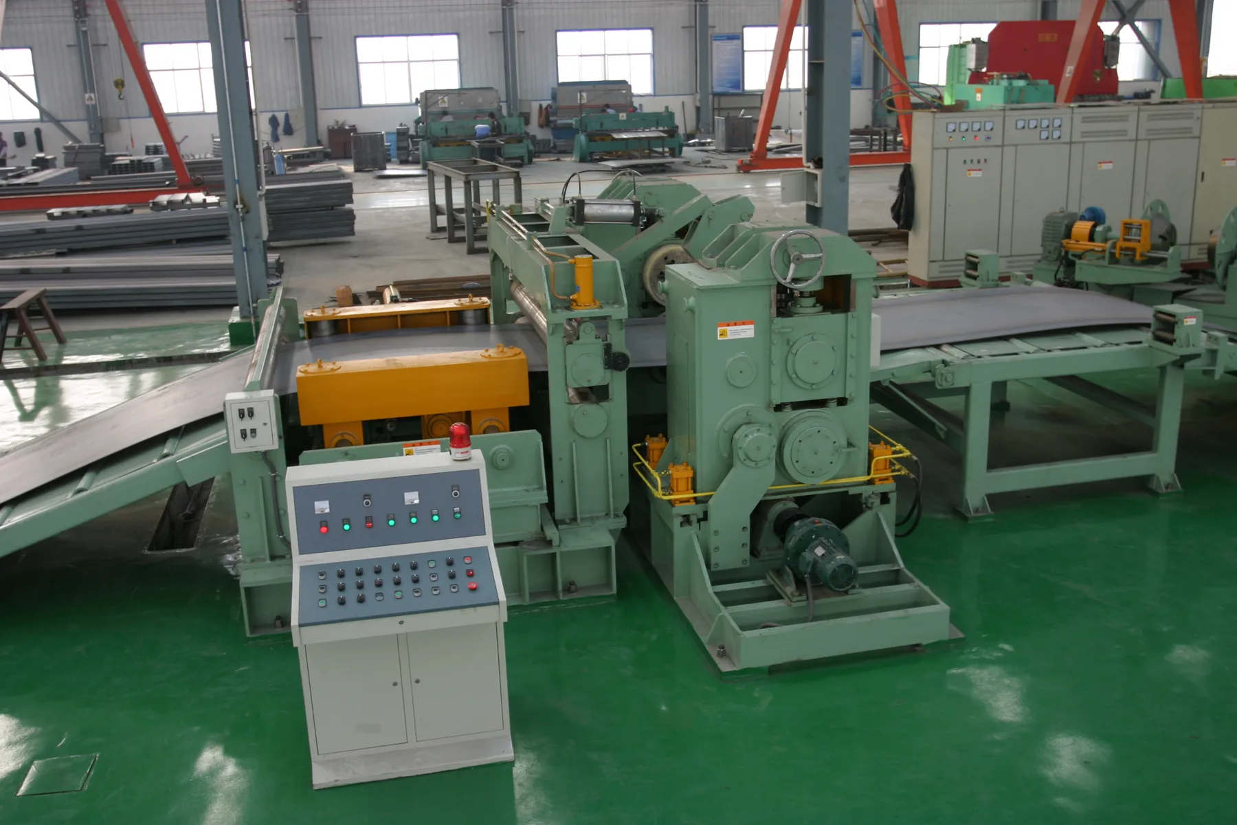 carbon steel cut to length line — Hongkang engineering view 1