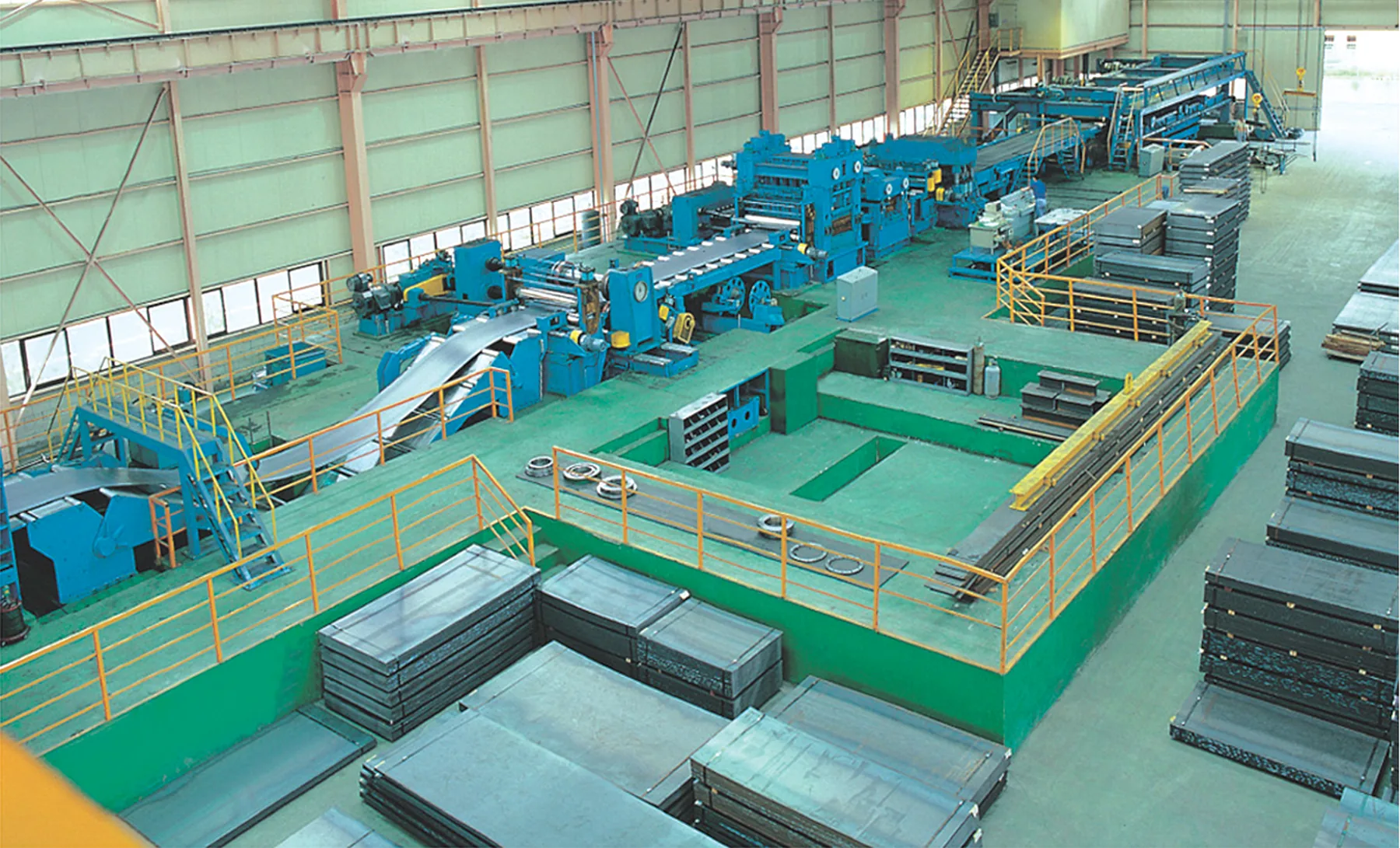 heavy gauge cut to length line — Hongkang engineering view 1