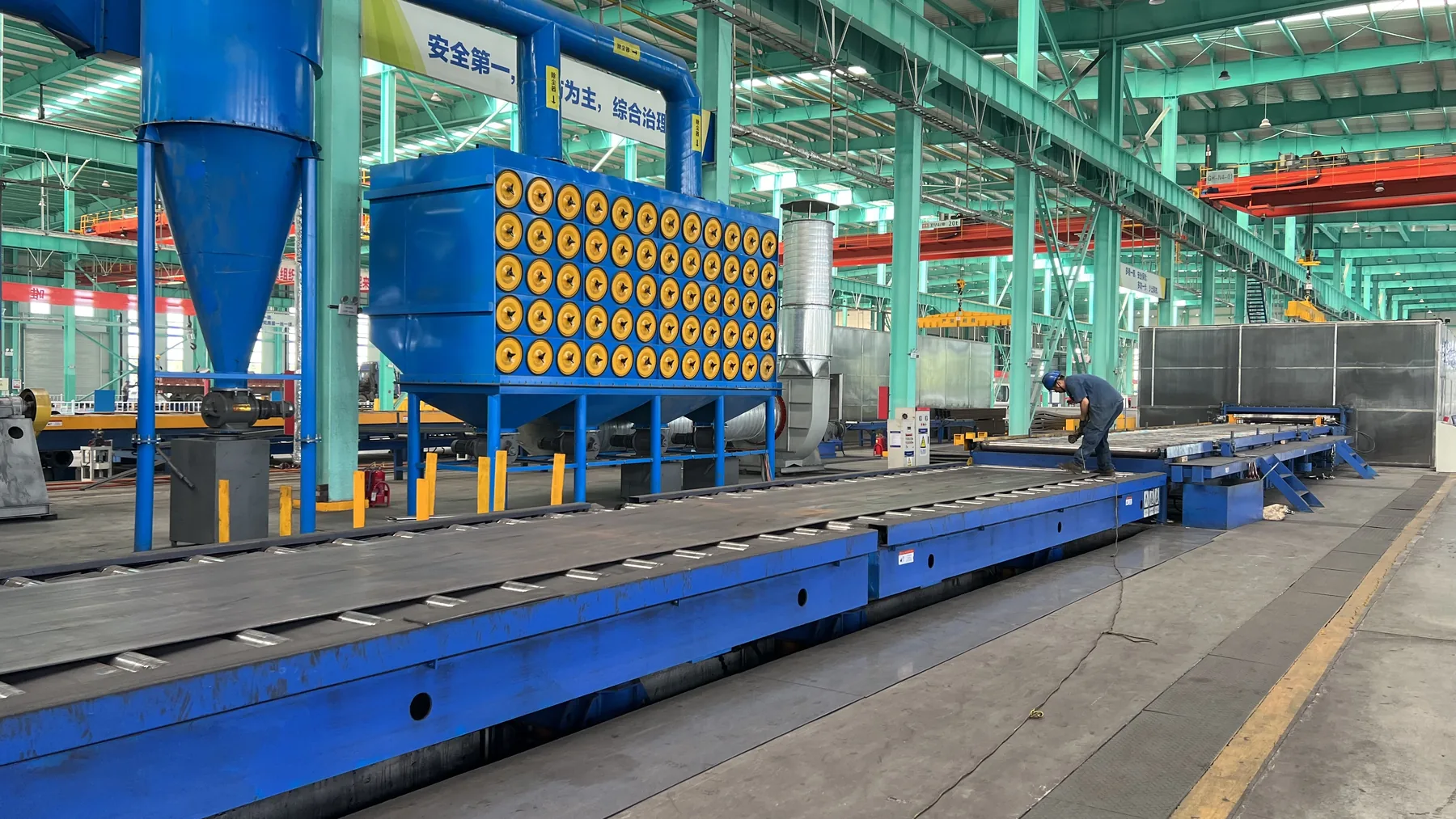 heavy gauge cut to length line — Hongkang engineering view 3