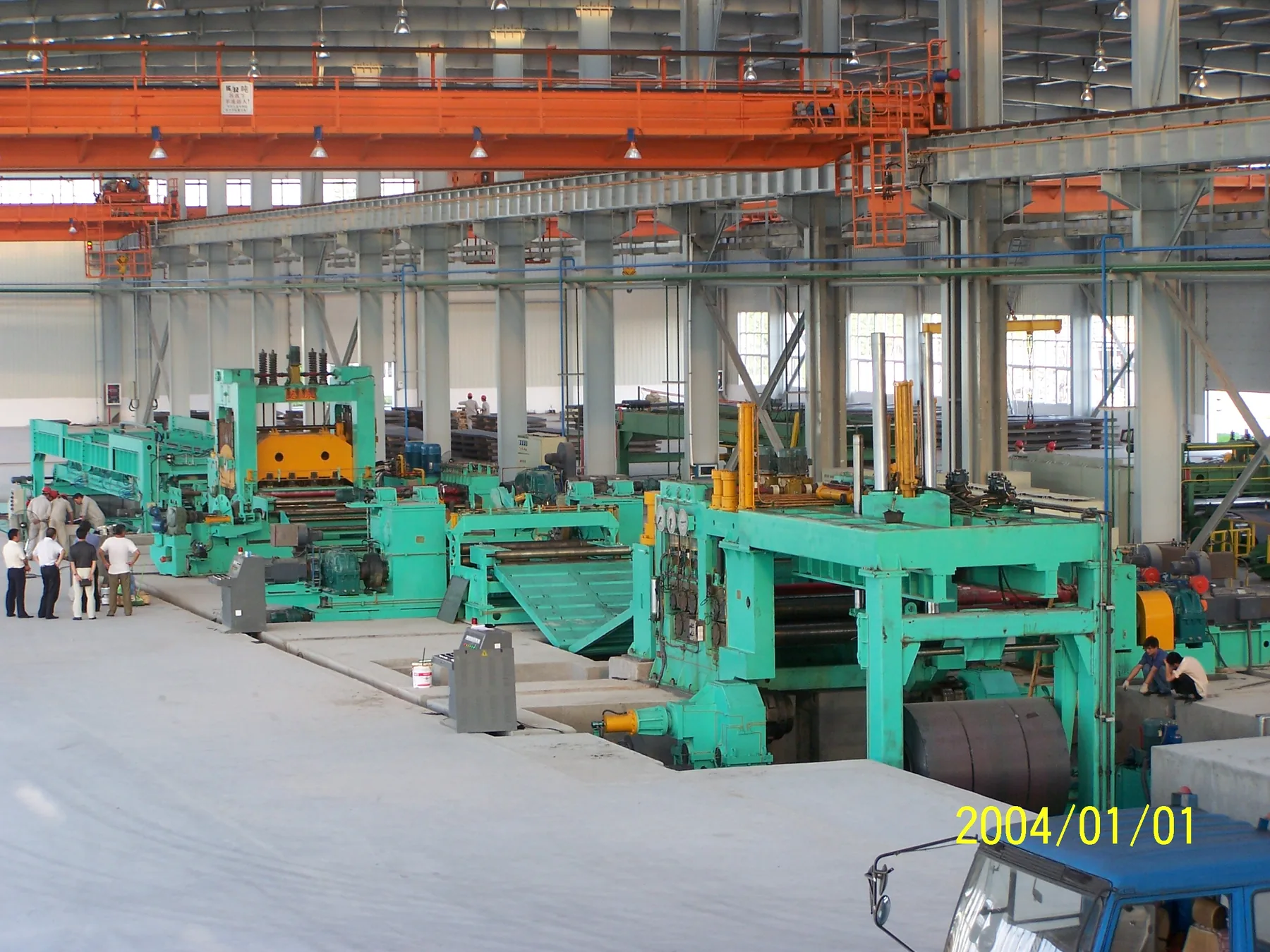 heavy gauge cut to length line — Hongkang engineering view 5
