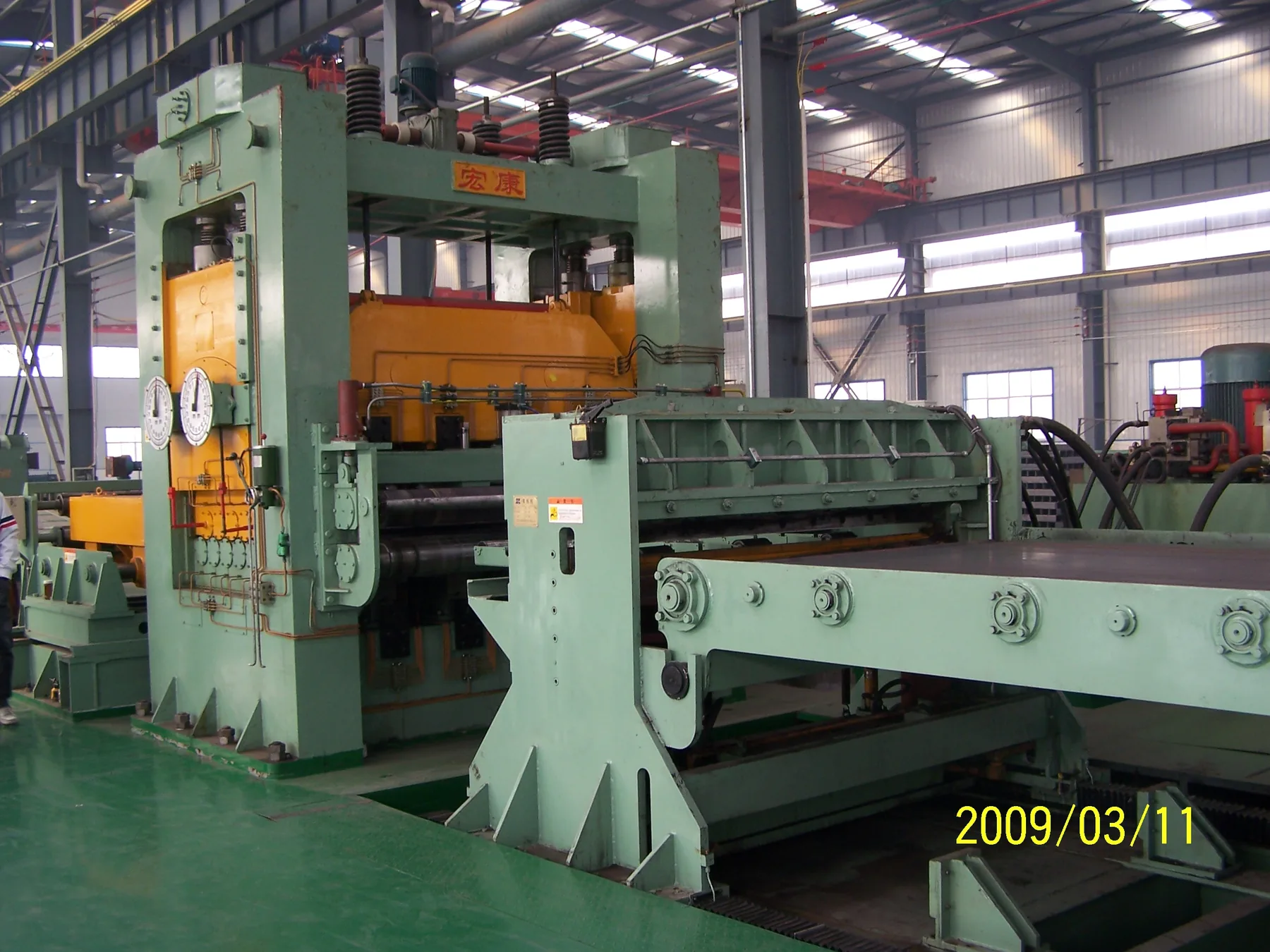 heavy gauge cut to length line — Hongkang engineering view 8