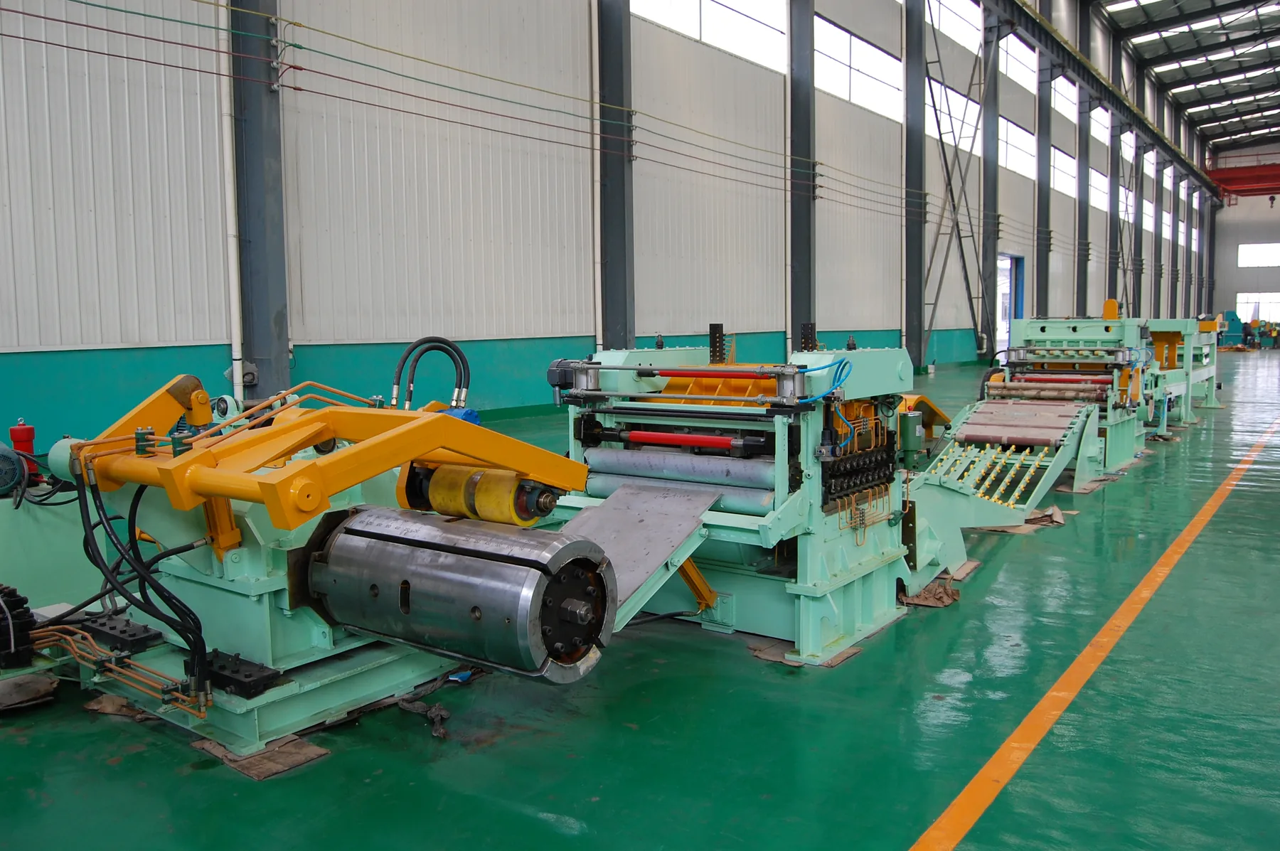 high strength steel cut to length line — Hongkang engineering view 1