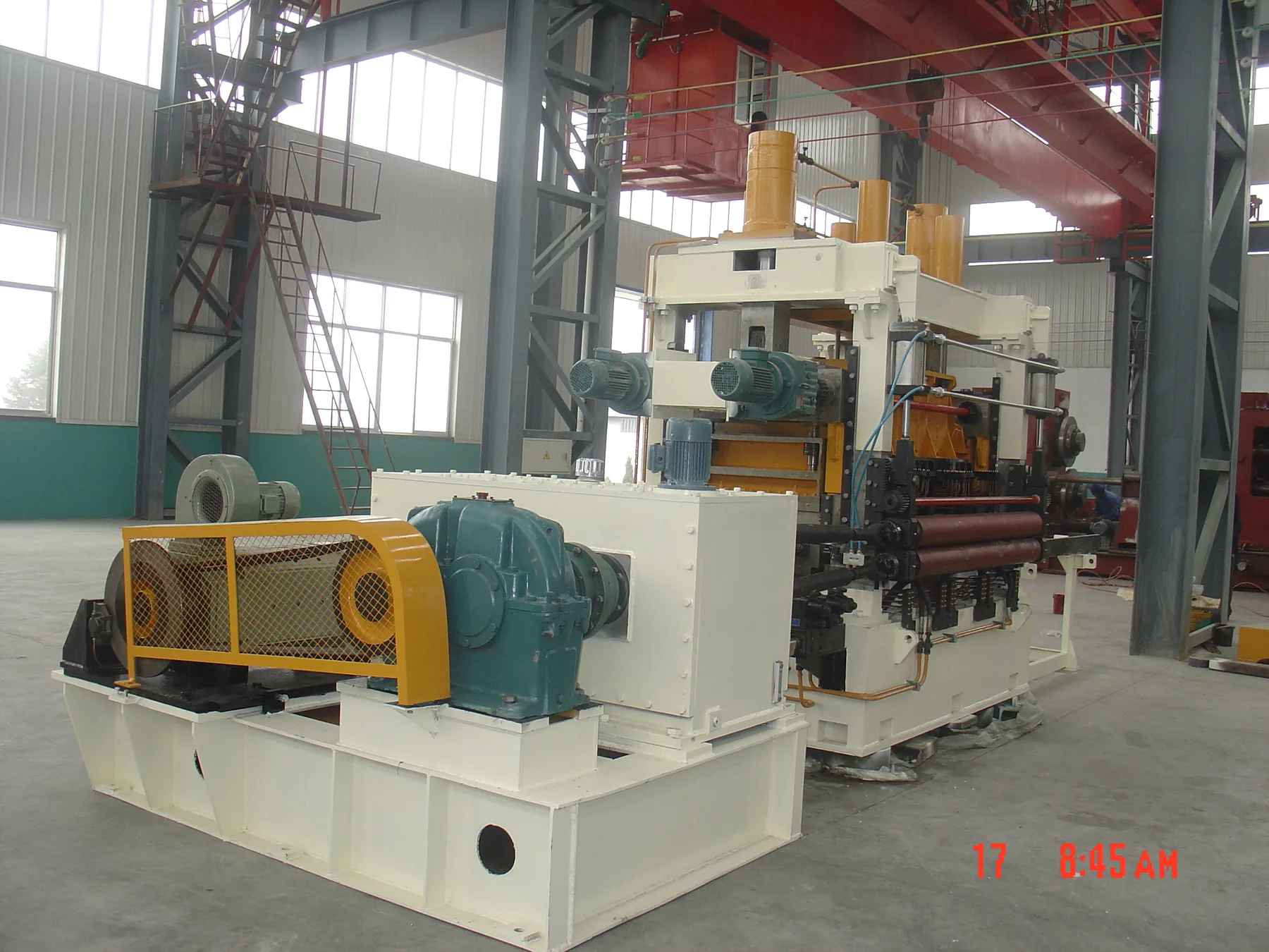 steel plate leveling machine — Hongkang engineering view 2