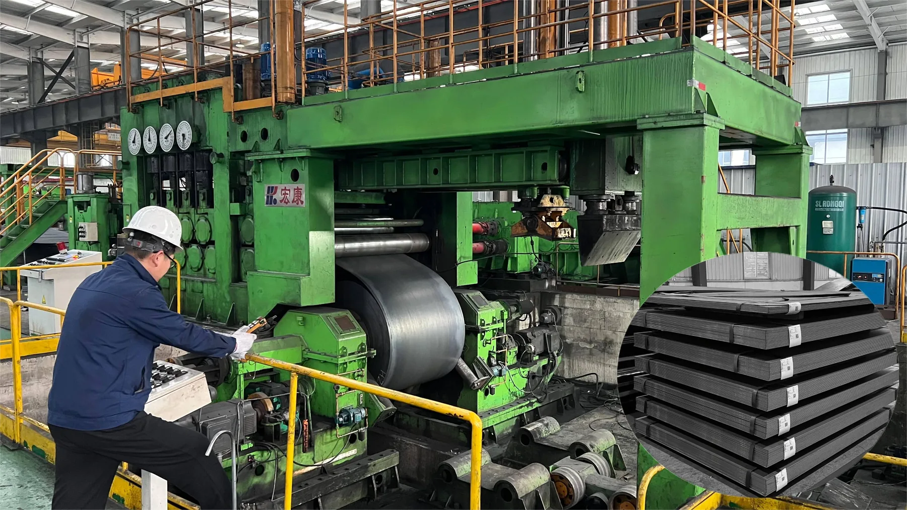roller leveler machine — Hongkang engineering view 1
