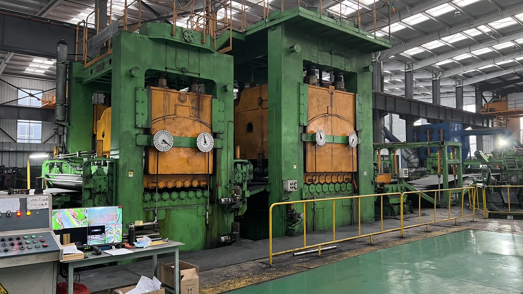 coil leveling machine — Hongkang engineering view 1