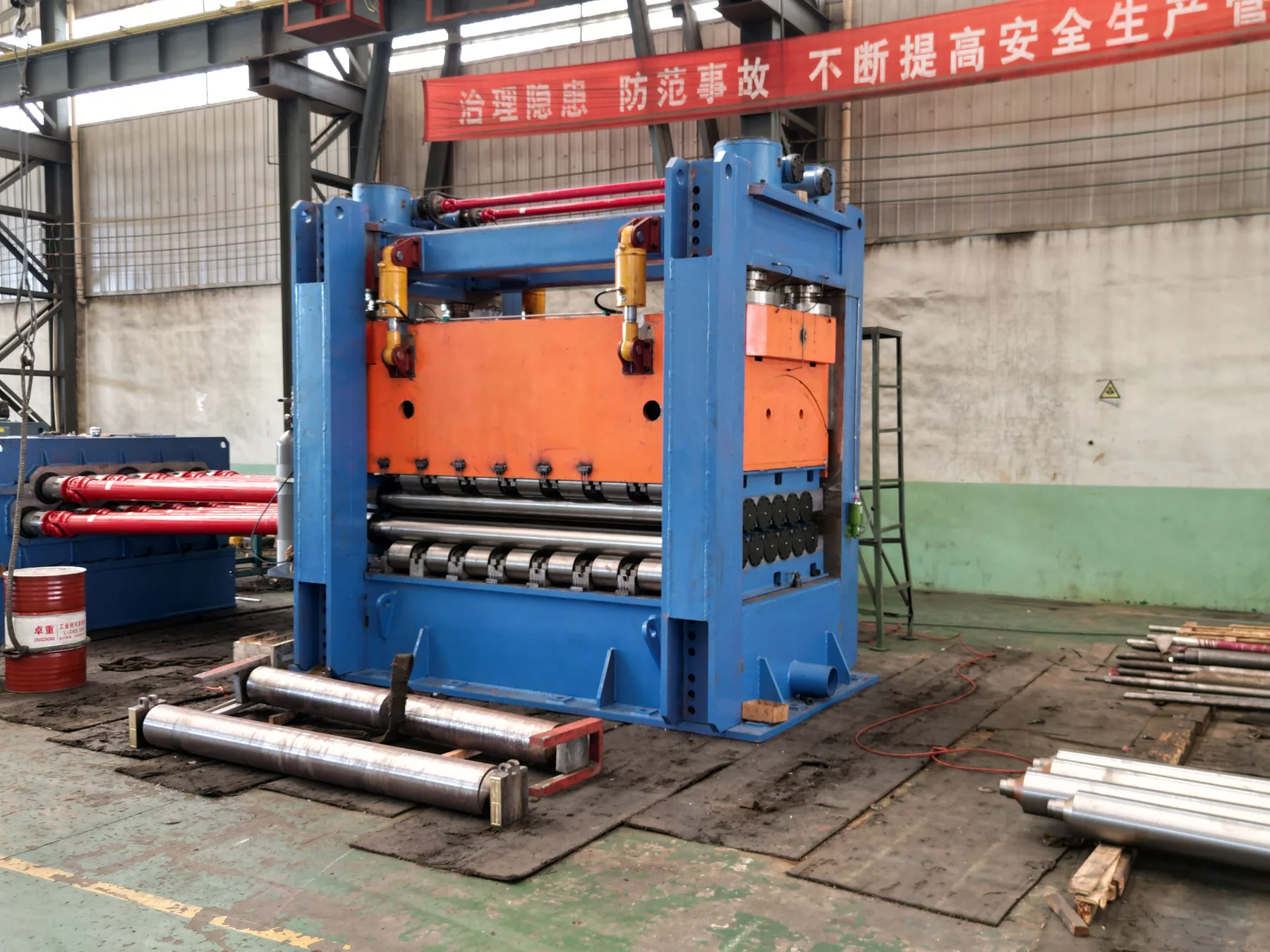 cut to length line foundation — Hongkang engineering view 1