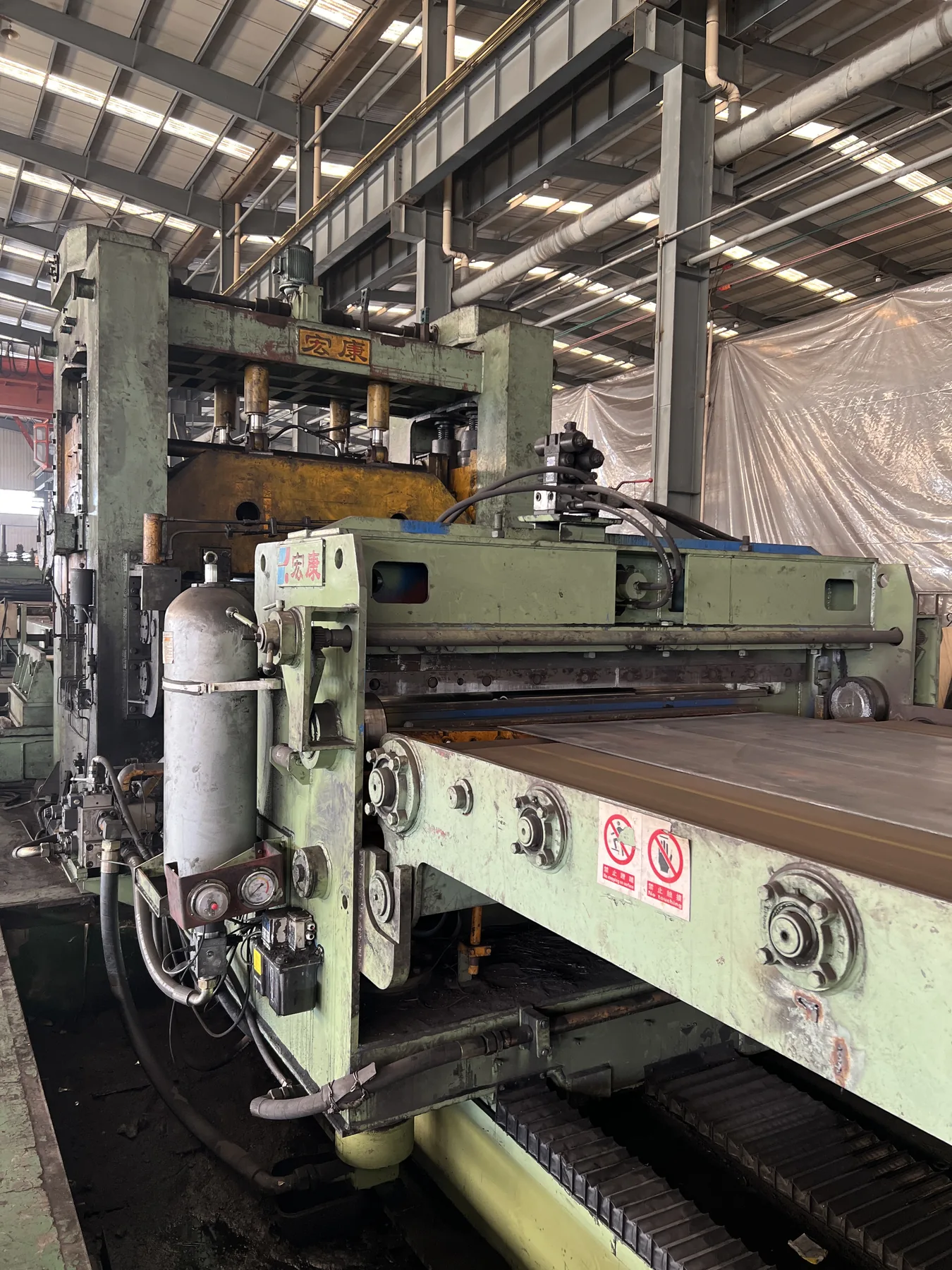cut to length line safety — Hongkang engineering view 1