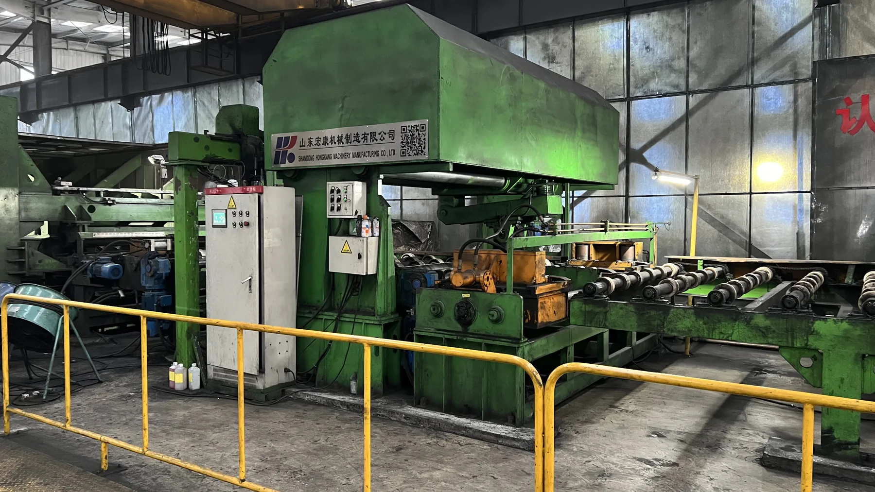 roller leveler vs straightener — Hongkang engineering view 1