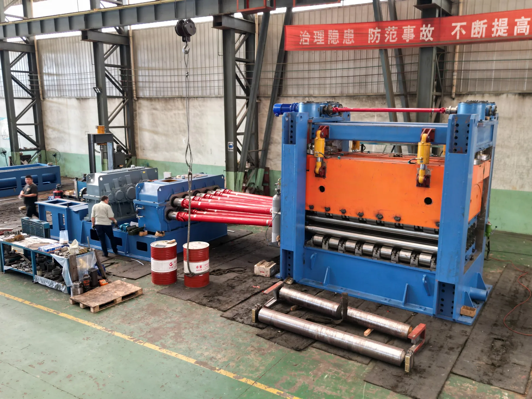 cut to length line installation — Hongkang engineering view 1