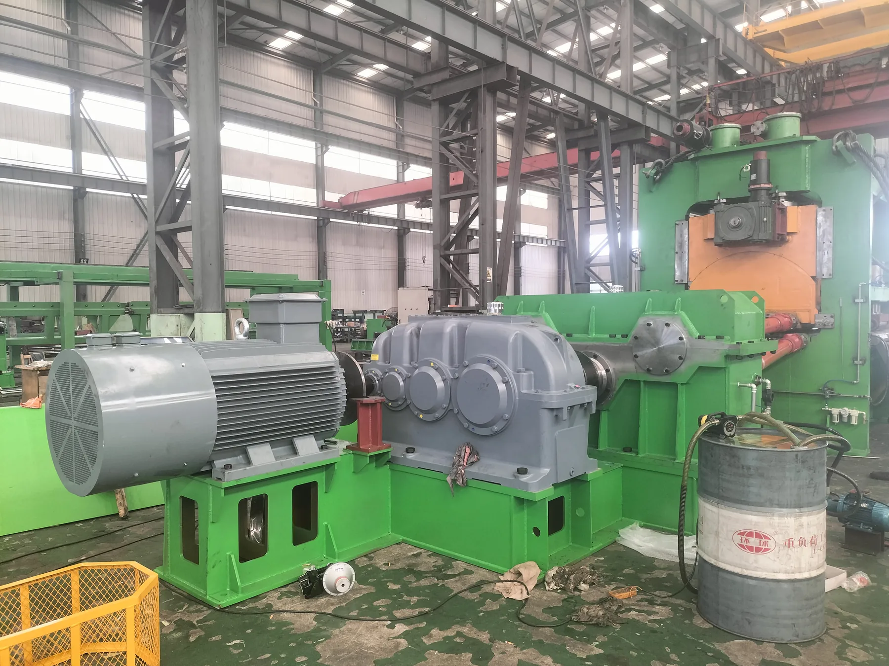 cut to length line installation — Hongkang engineering view 2