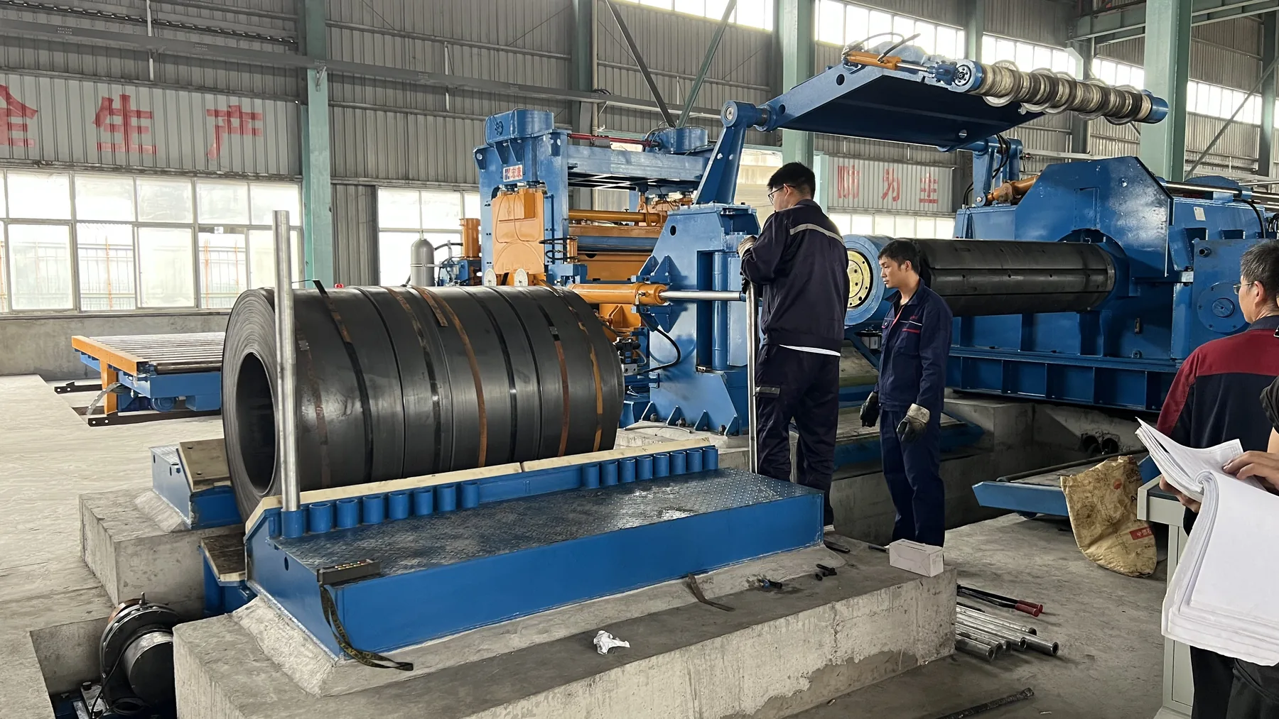 heavy gauge slitting line — Hongkang engineering view 4